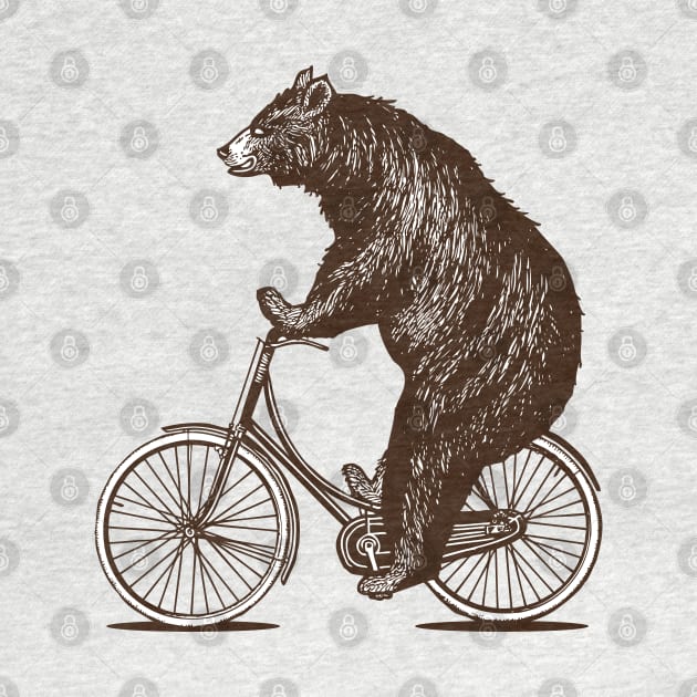 Bear on a Bike by machmigo